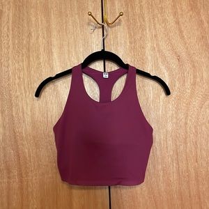 Uniqlo Berry Active Racerback Wireless Sports Bra (part of a set)